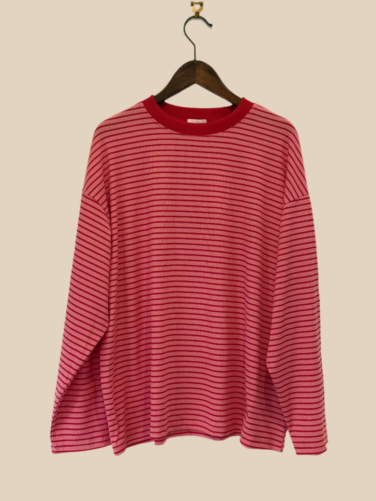 Red & Pink Stripe Long Sleeve – By Frankie