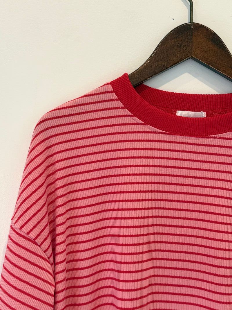 Red & Pink Stripe Long Sleeve – By Frankie