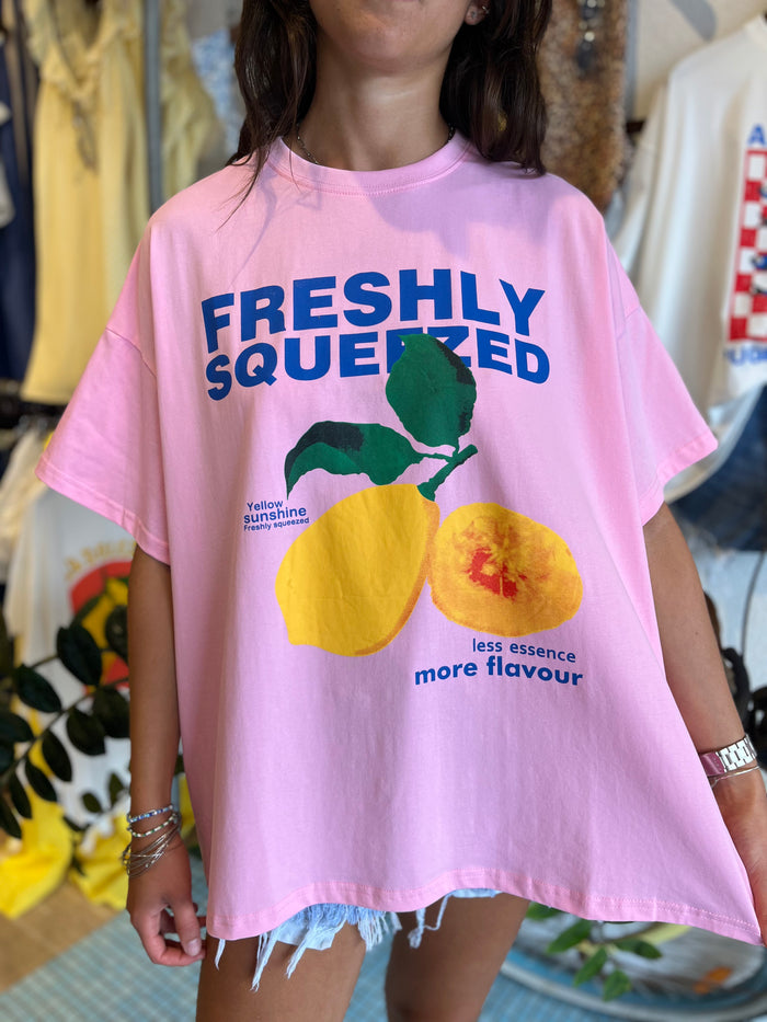 Freshly Squeezed Cotton Oversized Tshirt